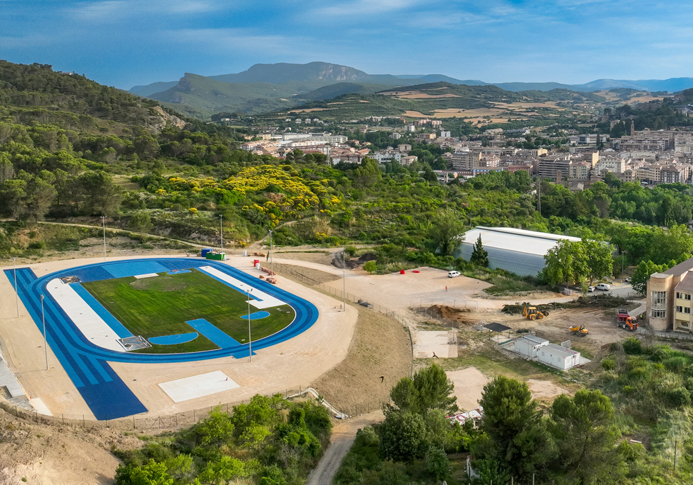 pista atletismo Oncined Estella Oses Construccion