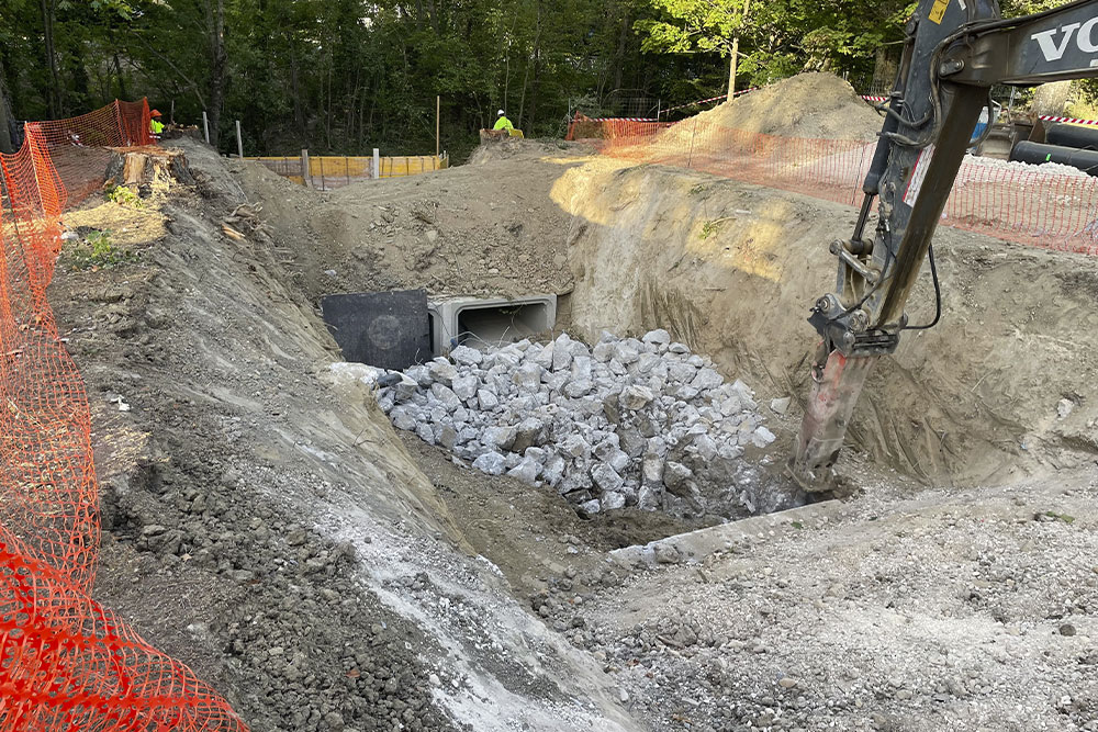 OBRAS DE LA 11ª FASE DE LA ARS-3 (COLECTOR DE SALIDA DE LA RED DE PLUVIALES DE LEZKAIRU)