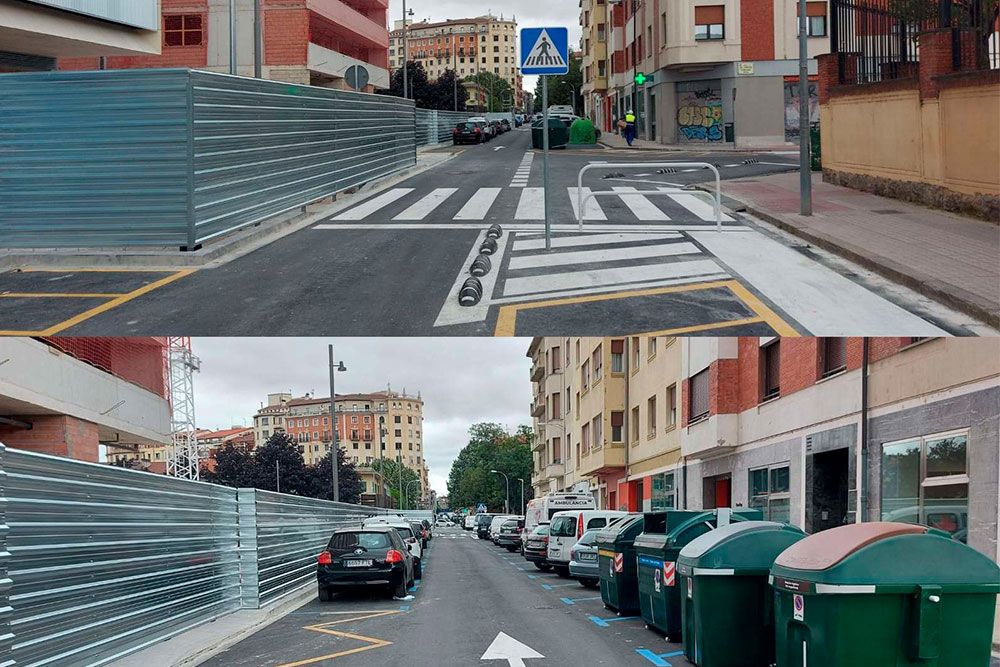 Obras de refuerzo de redes exteriores incluidas en el ámbito del plan espaciales "Salesianos".
