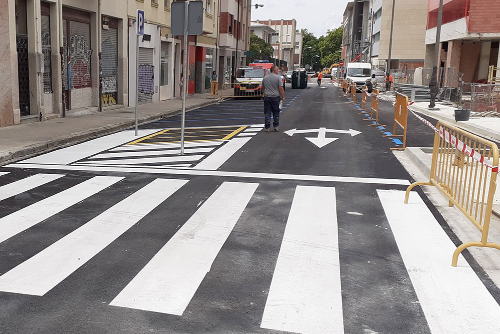 Obras de refuerzo de redes exteriores incluidas en el ámbito del plan espaciales "Salesianos".