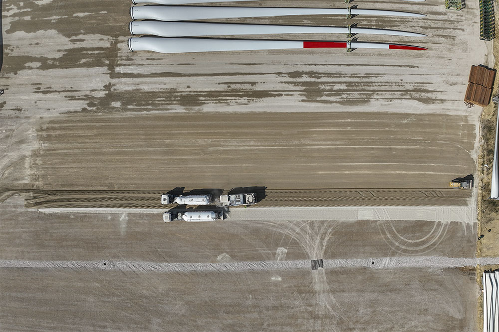 ADECUACIÓN DE LA CAMPA PARA ALMACENAMIENTO DE PALAS, UBICADA EN LA PARCELA DE NORDEX BLADES, EN EL POLÍGONO INDUSTRIAL DE LUMBIER (NAVARRA)