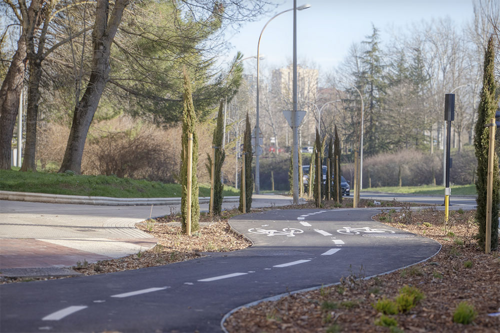 CONSTRUCCIÓN DE VÍA CICLISTA EN LA CALLE MADRID DE VITORIA-GASTEIZ